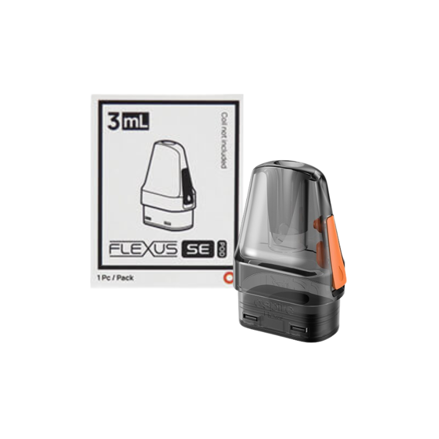 Boîte de la cartouche Flexus SE Aspire 3 ml vendue à l'unité, résistance non incluse