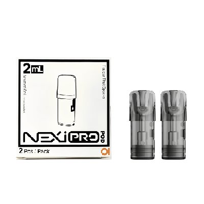 Boîte de 2 cartouches Nexi Pro Aspire 2 ml à résistance mesh, avec les deux cartouches