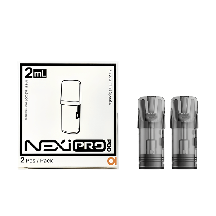 Boîte de 2 cartouches Nexi Pro Aspire 2 ml à résistance mesh, avec les deux cartouches