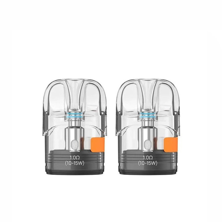 Deux cartouches Pixo Aspire 1 ohm, vue de face
