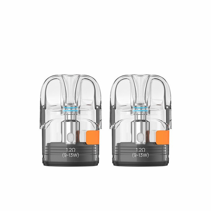 Deux cartouches Pixo Aspire 1.2 ohm, vue de face