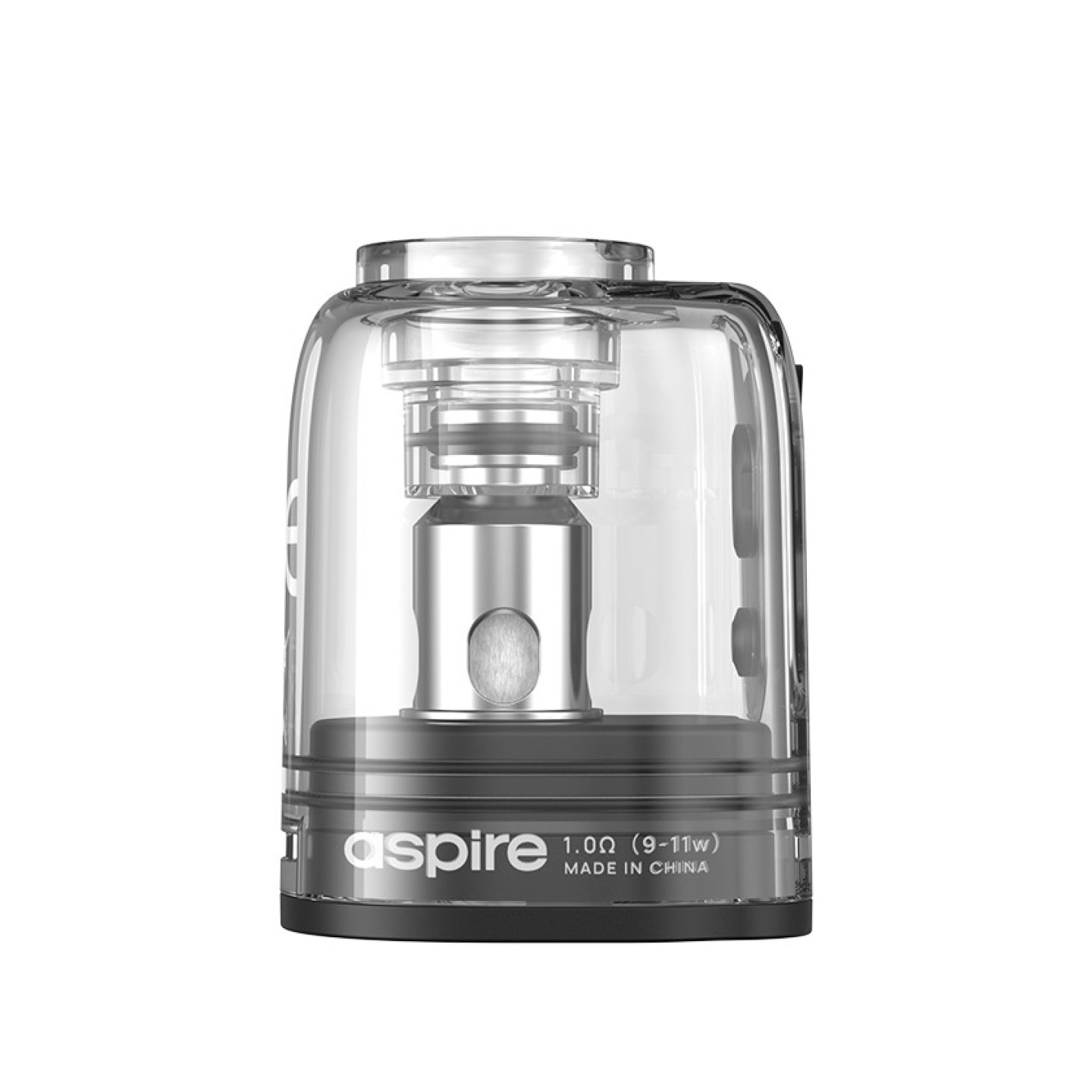 Cartouche Fluffi Aspire 1 ohm, valeur inscrite sur la base