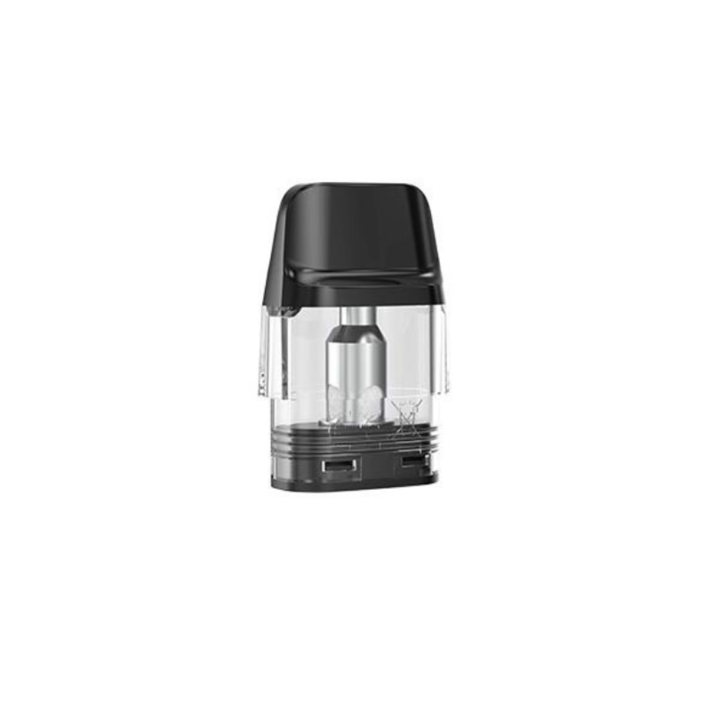 Cartouche Loomix Aspire vue de biais, résistance intégrée visible sous le capuchon