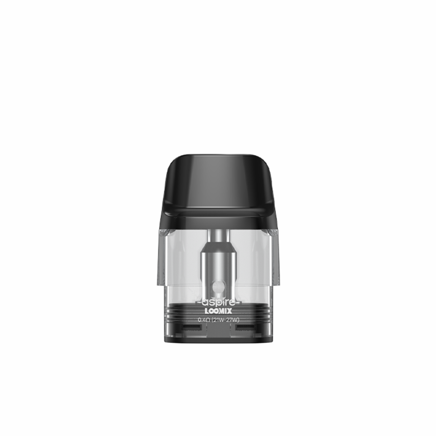 Cartouche Loomix Aspire 0.4 ohm seule, plage de 21 à 27 W sur la base