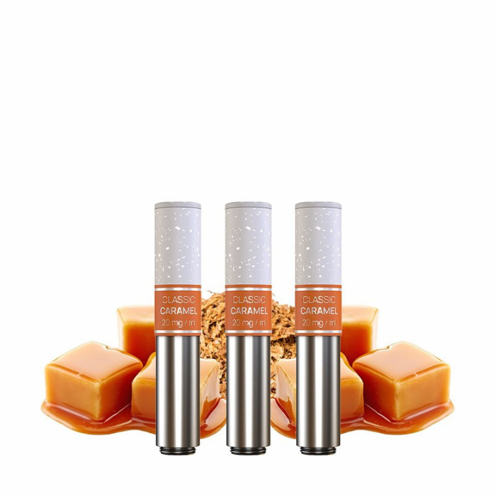 Cartouches Nexi One Aspire saveur Classic Caramel avec caramels et tabac