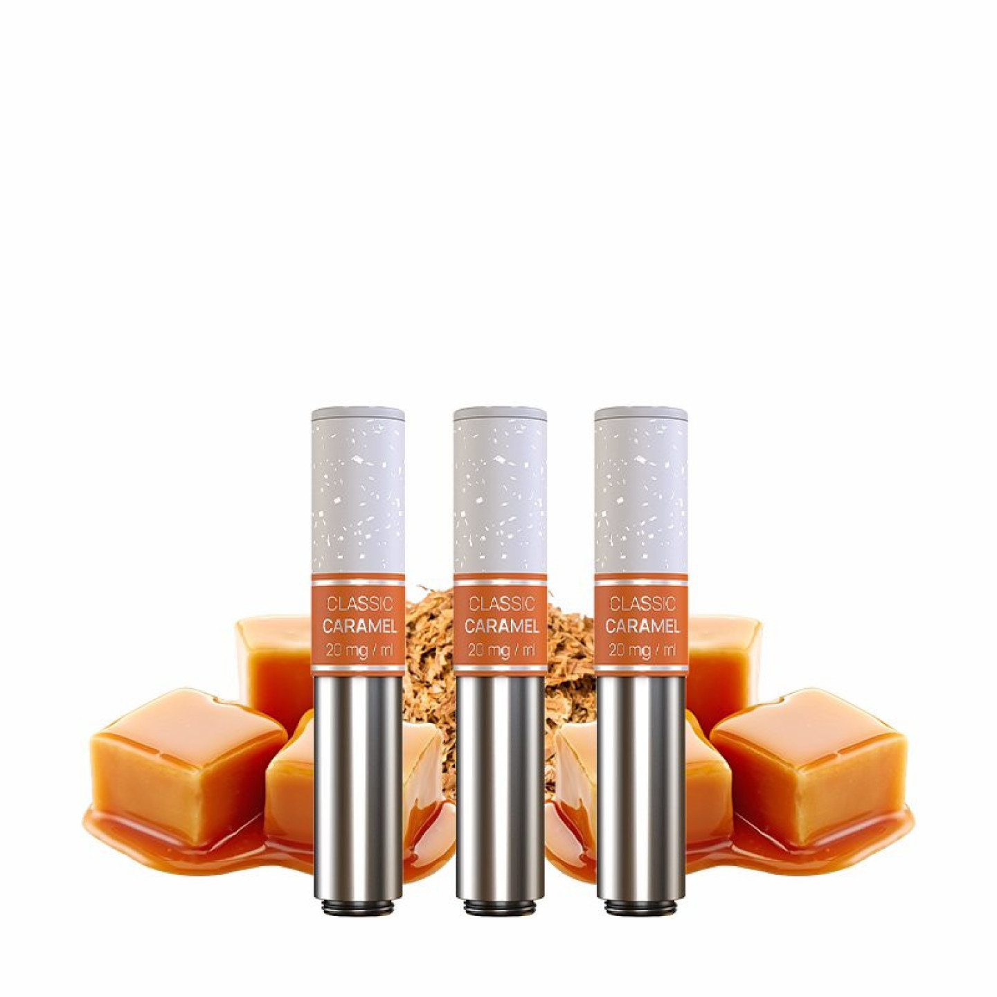 Cartouches Nexi One Aspire saveur Classic Caramel avec caramels et tabac