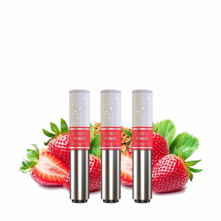 Cartouches Nexi One Aspire saveur Classic Fraise avec des fraises