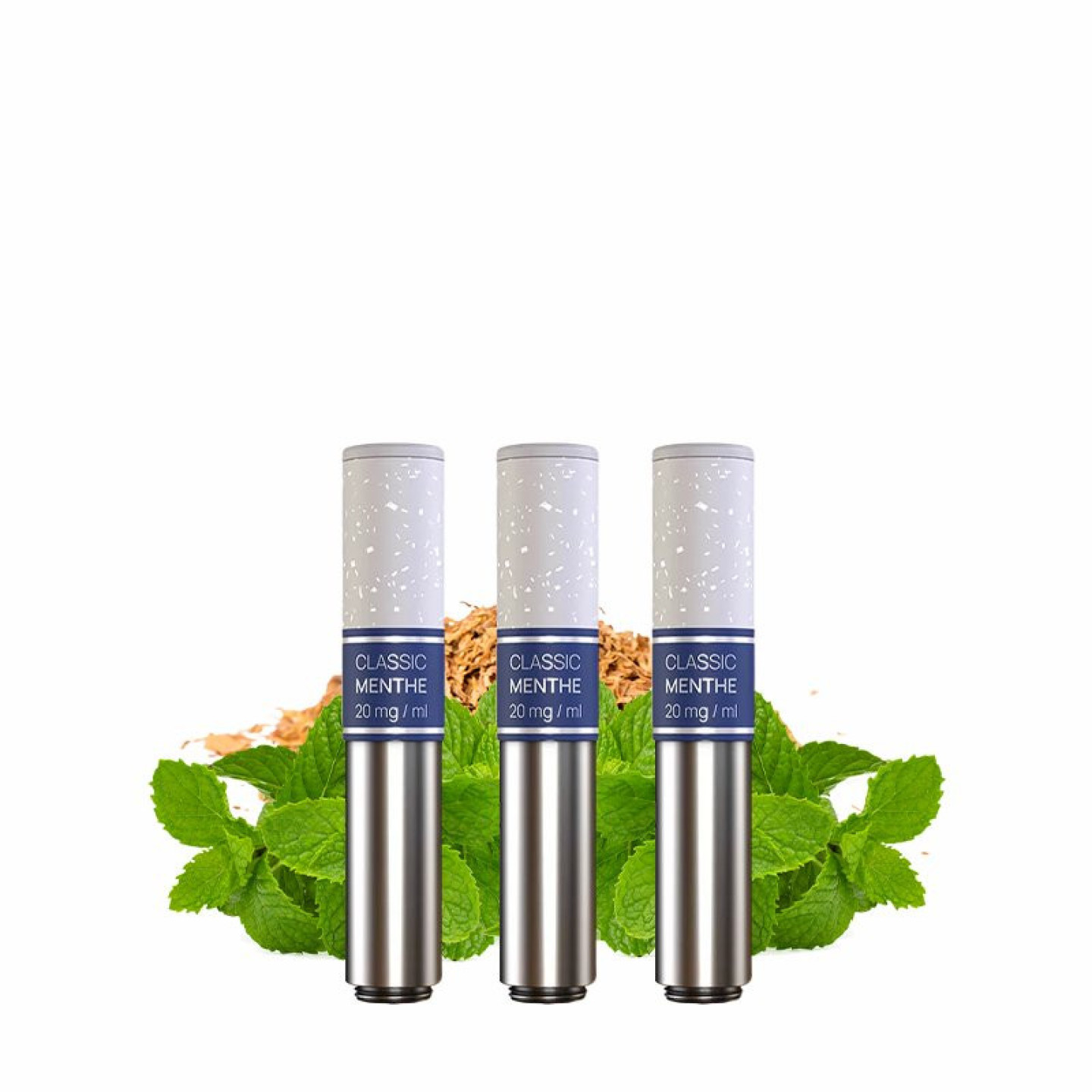 Cartouches Nexi One Aspire saveur Classic Menthe sur feuilles de menthe