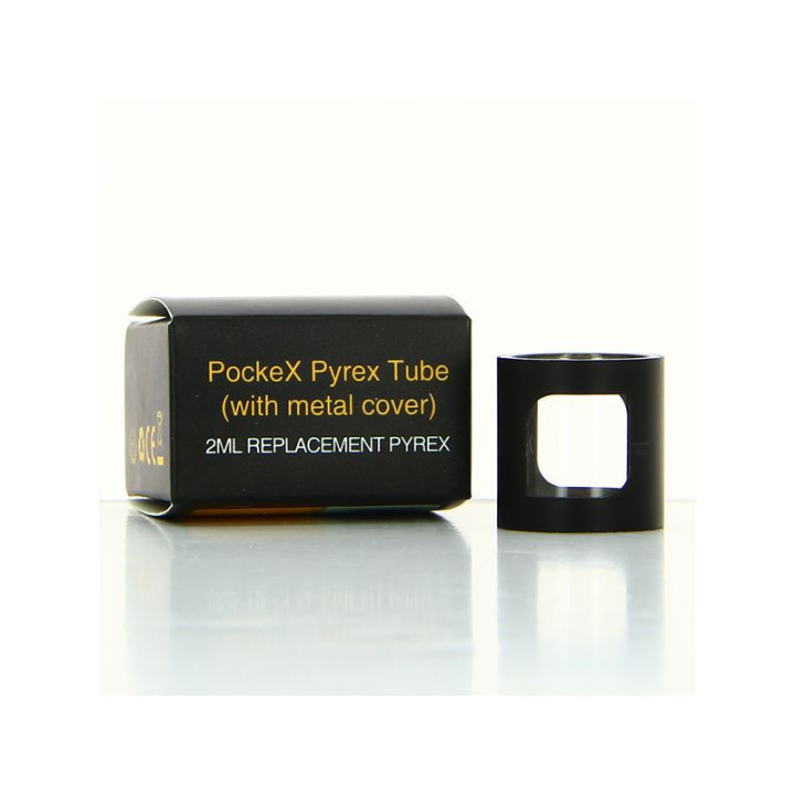 Pyrex PockeX Aspire finition Matte Black devant sa boîte