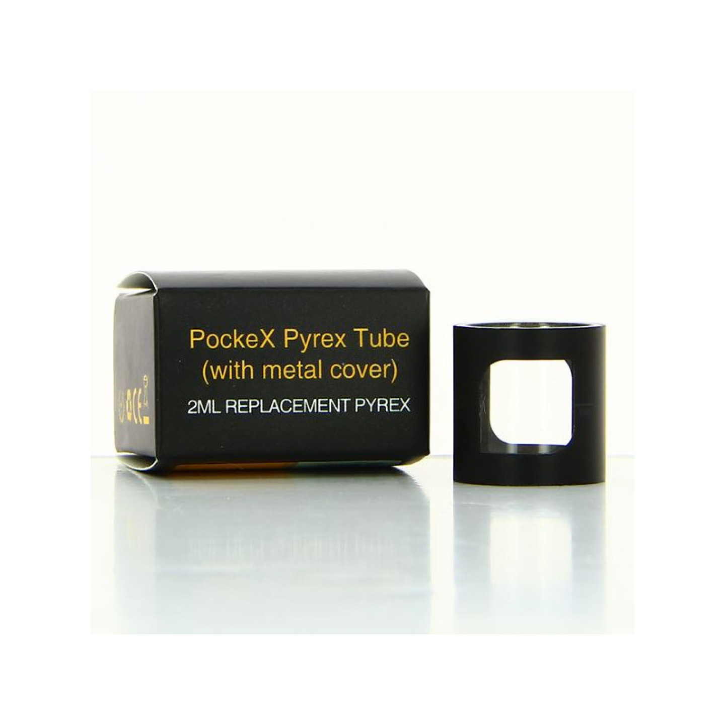 Pyrex PockeX Aspire finition Matte Black devant sa boîte