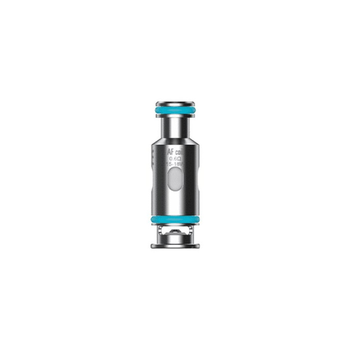 Résistance AF Mesh Aspire 0.6 ohm en gros plan, gravure 15-18 W