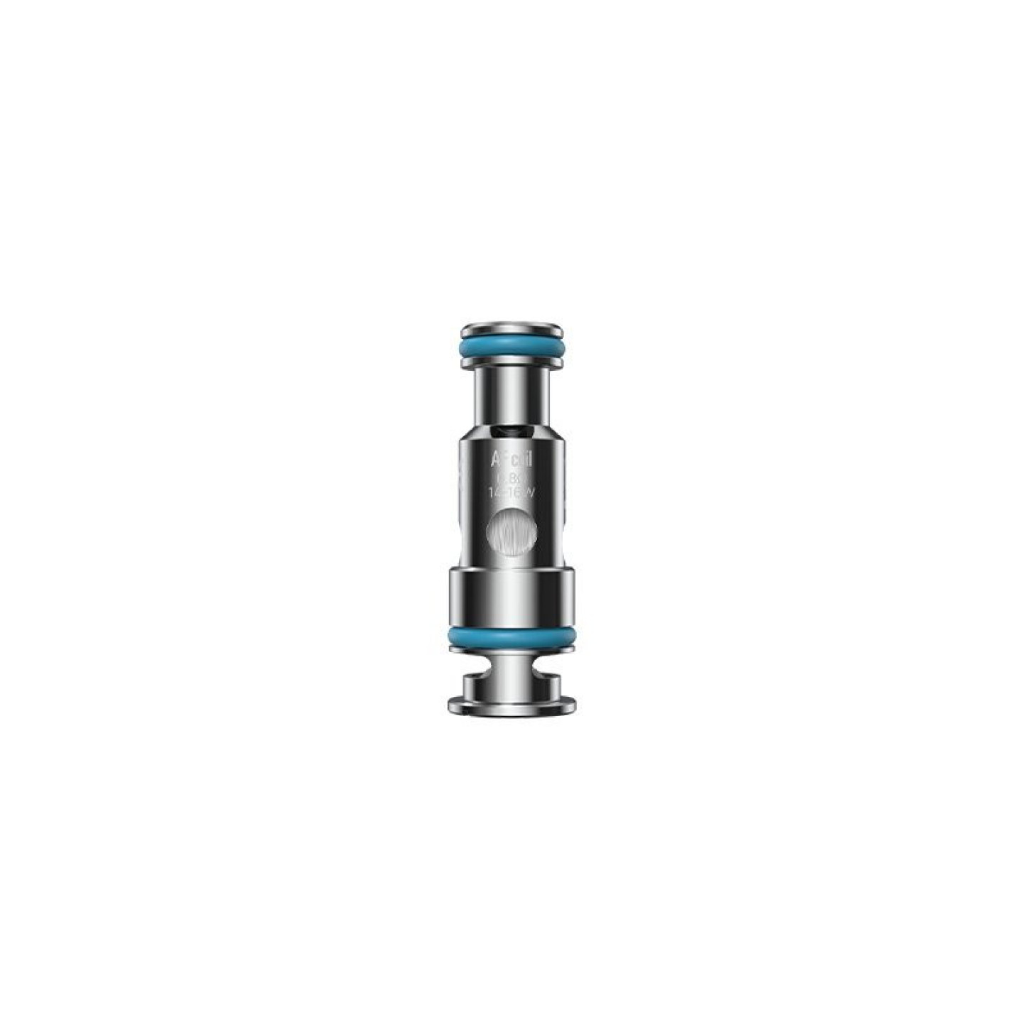 Résistance AF Mesh Aspire 0.8 ohm en gros plan, gravure 14-16 W