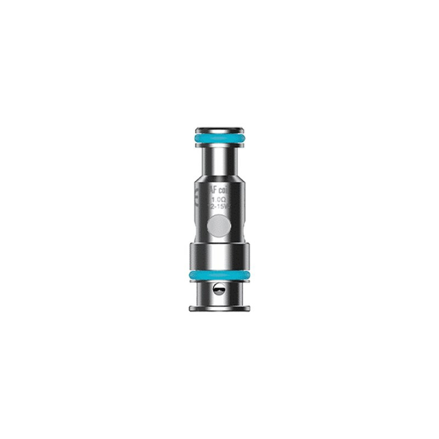 Résistance AF Mesh Aspire 1 ohm en gros plan, gravure 12-15 W