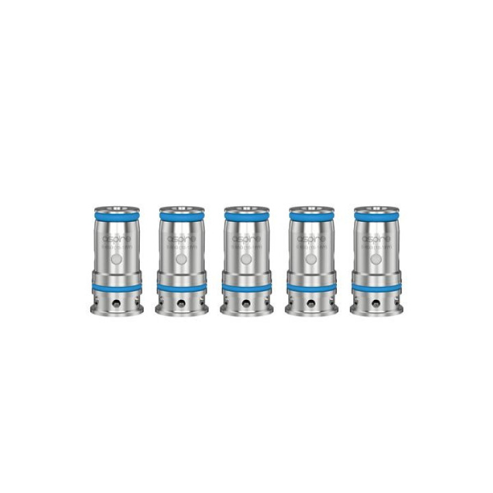 Cinq résistances AVP Pro Aspire 0.65 ohm alignées