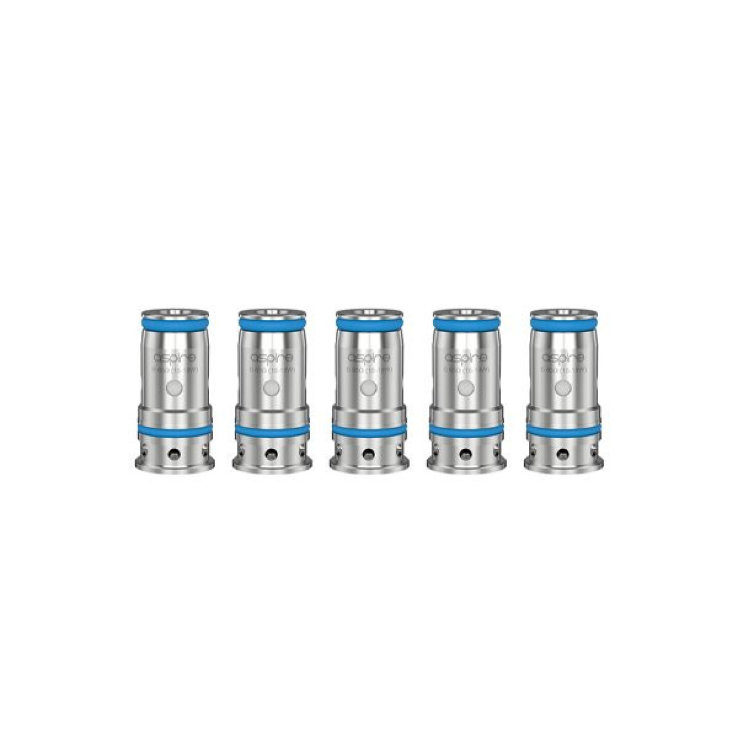 Cinq résistances AVP Pro Aspire 0.65 ohm alignées