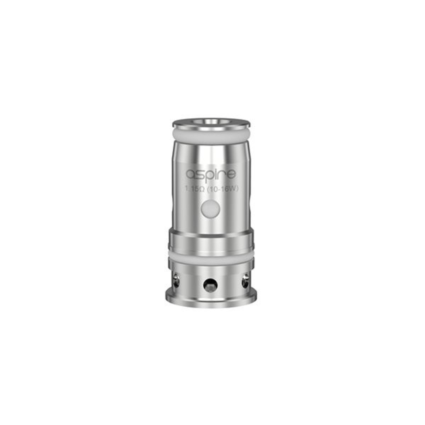 Résistance AVP Pro Aspire 1.15 ohm en gros plan, gravure 10-16 W