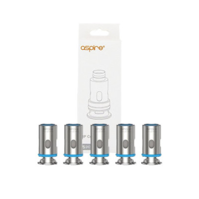 Boîte de 5 résistances BP Aspire 0.3 ohm avec les têtes devant