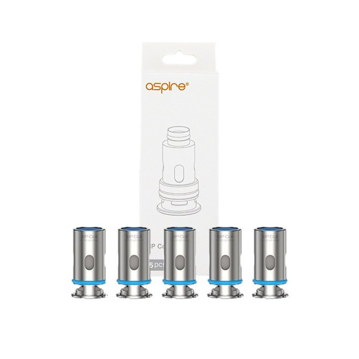 Boîte de 5 résistances BP Aspire 0.17 ohm