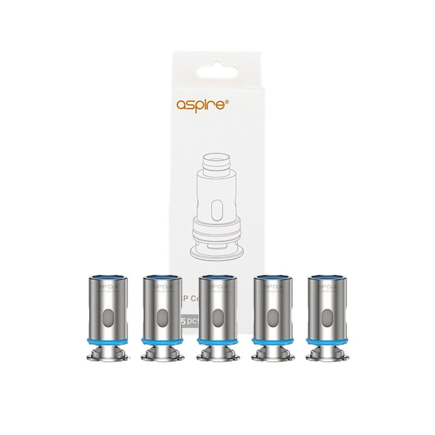 Boîte de 5 résistances BP Aspire 0.17 ohm