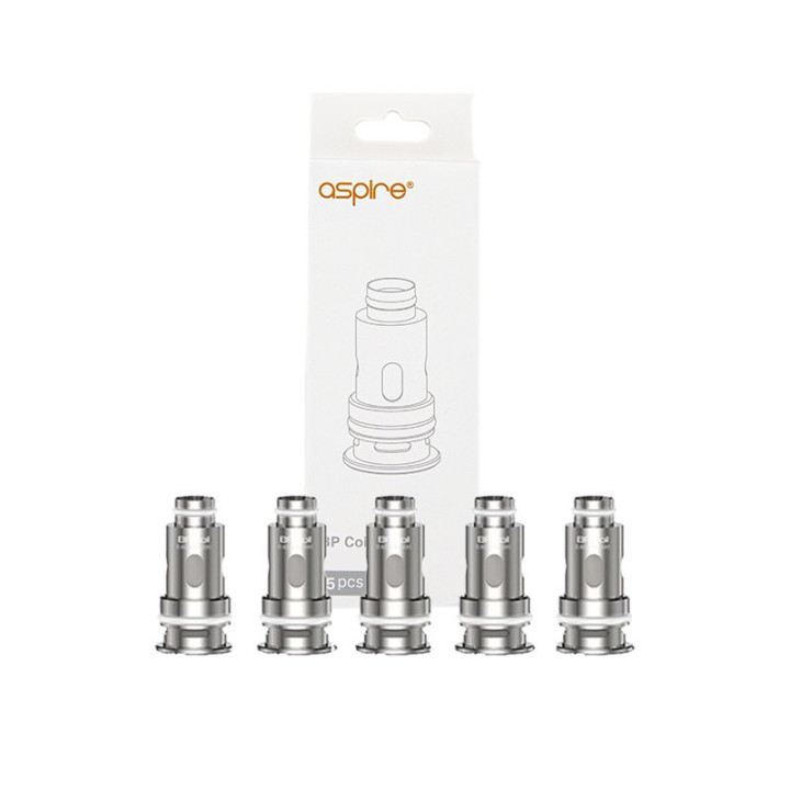 Boîte de 5 résistances BP Aspire 0.6 ohm à fil classique