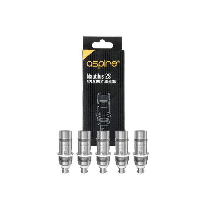 Boîte de 5 résistances Nautilus 2S Aspire 0.4 ohm