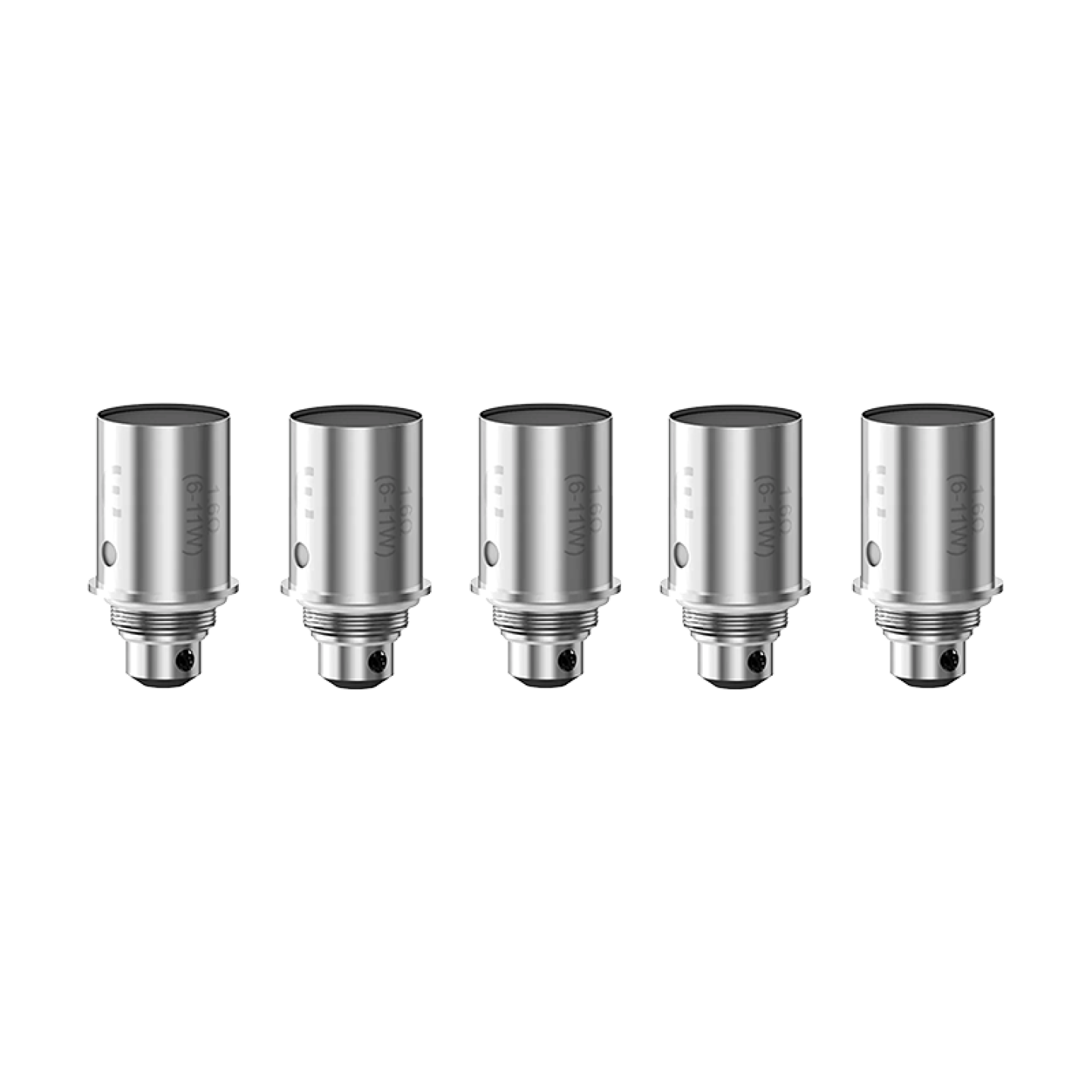 Rangée de cinq résistances BVC Aspire 1.6 ohm