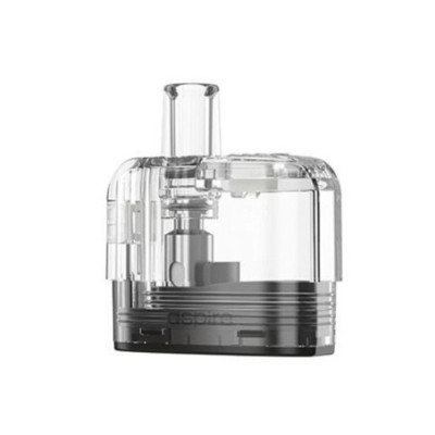 Cartouche Fanssy Aspire transparente, vue de trois quarts