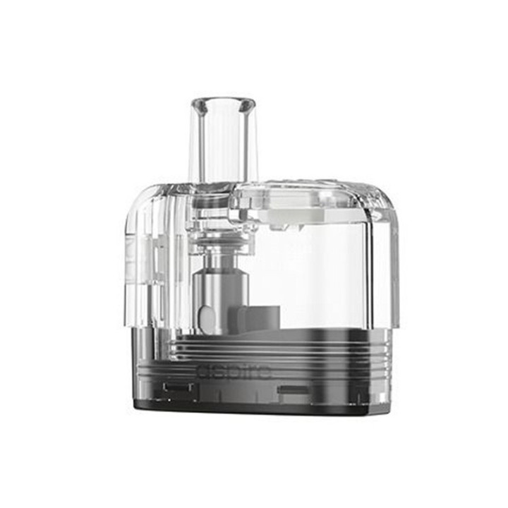 Cartouche Fanssy Aspire transparente, vue de trois quarts