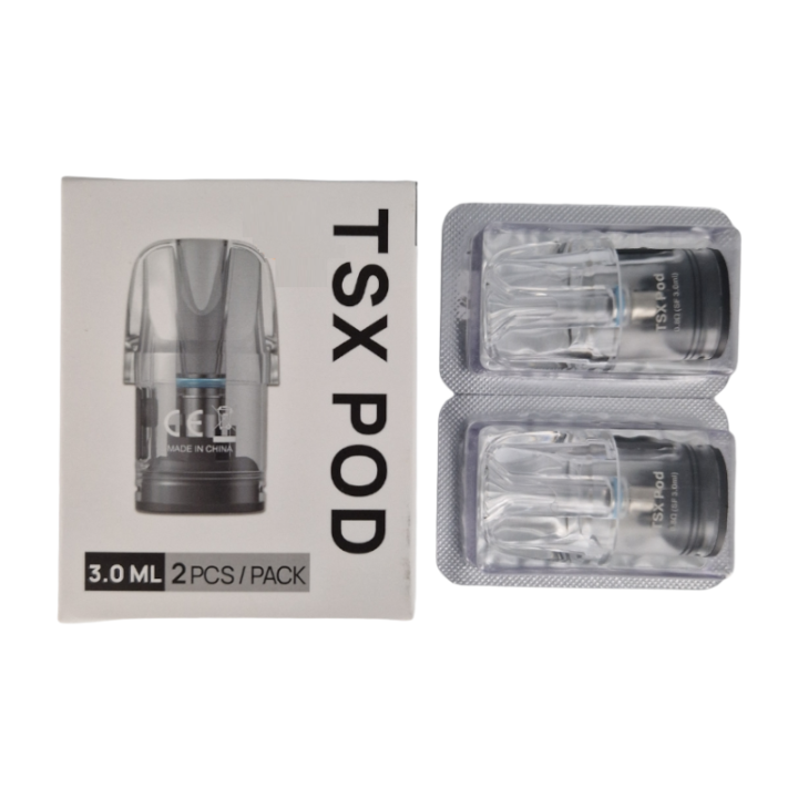 Boîte TSX Pod Aspire et deux cartouches Cyber X / Cyber S sous blister