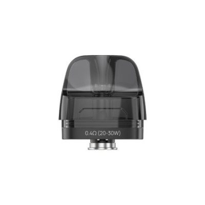 Cartouche Veynom Air Aspire noire à résistance intégrée 0.4 ohm, vue de face