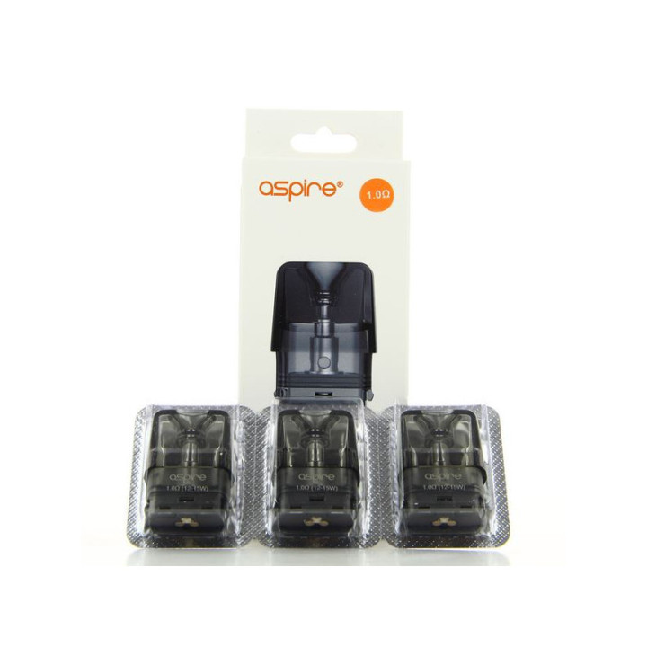 Boîte de 3 cartouches Favostix Aspire 1 ohm et ses cartouches sous blister
