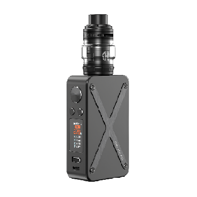 Kit Revolto Aspire coloris Full Black avec clearomiseur Huracan Tank, vue de face