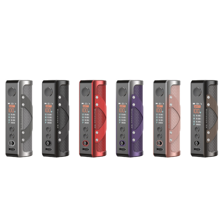 Box Huracan EX Aspire déclinée en six coloris alignés
