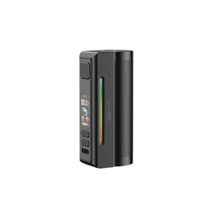 Box Zelos M80 Aspire coloris Full Black, vue de face