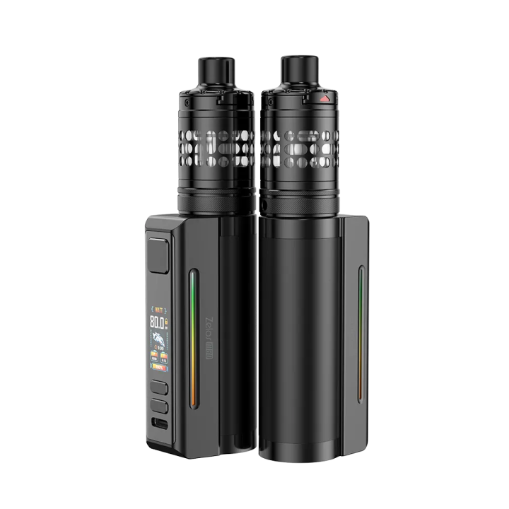 Box Zelos M80 Aspire Full Black seule et équipée du clearomiseur Nautilus 3SR