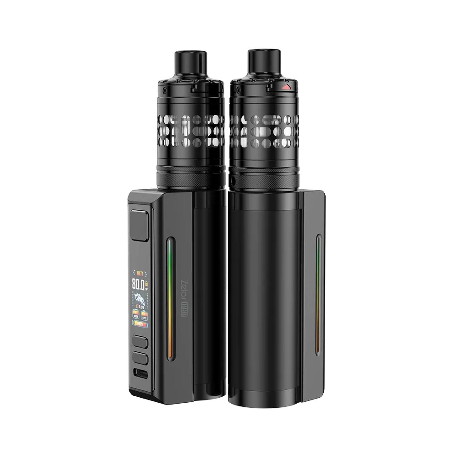 Box Zelos M80 Aspire Full Black seule et équipée du clearomiseur Nautilus 3SR