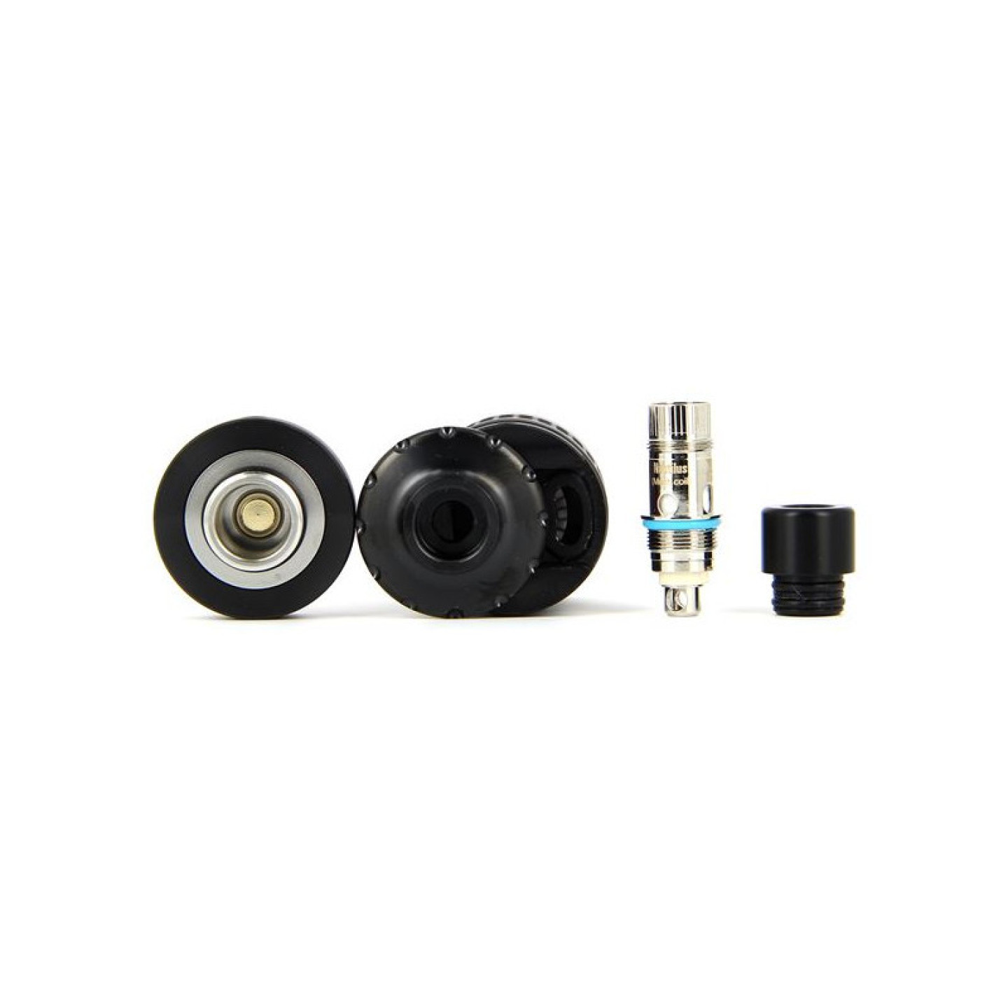 Pièces du Nautilus 3S Aspire vues de dessous, base et bague d'airflow