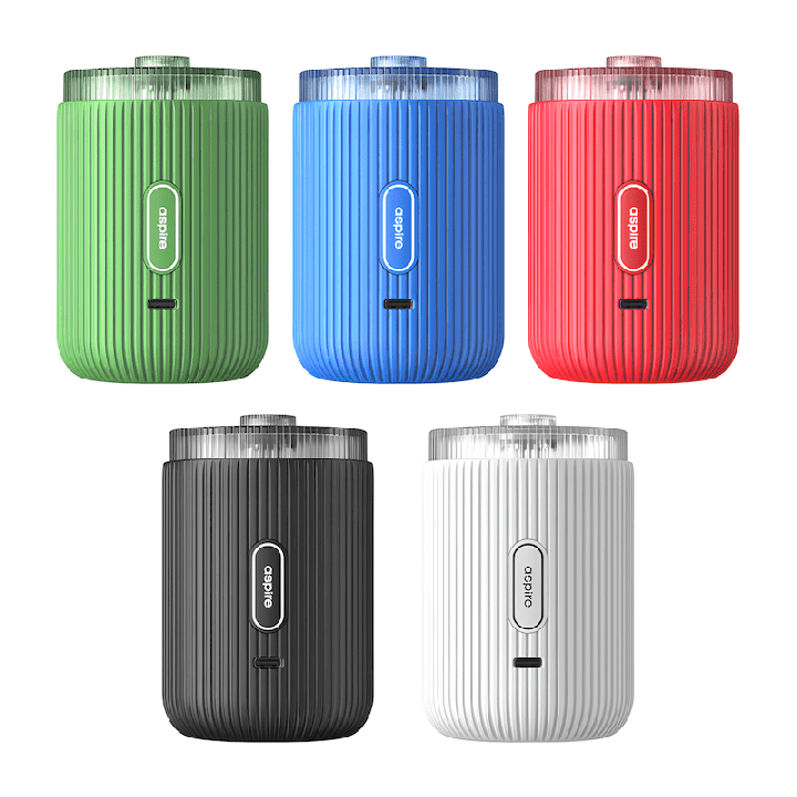 Têtes de chicha électronique Proteus Neo Aspire dans les cinq coloris