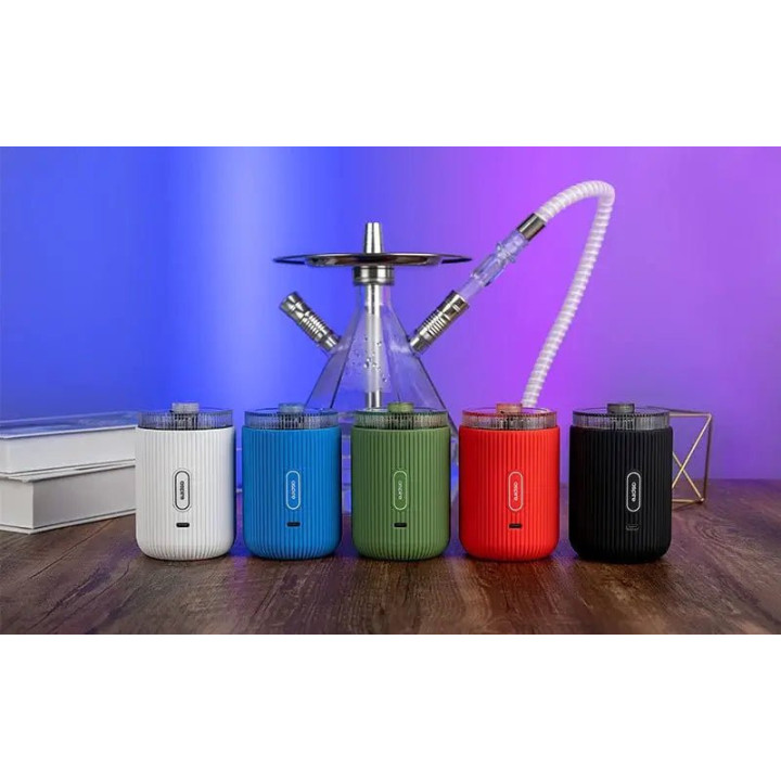 Cinq têtes Proteus Neo Aspire au pied d'une chicha