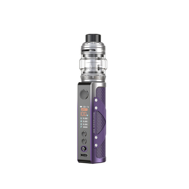 Kit Huracan EX Aspire coloris Purple avec clearomiseur Huracan Tank, vue de face