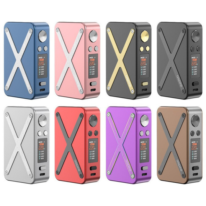Les huit coloris de la box Revolto Aspire