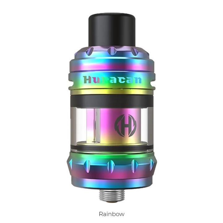 Clearomiseur Huracan Mini Aspire coloris Rainbow aux reflets multicolores