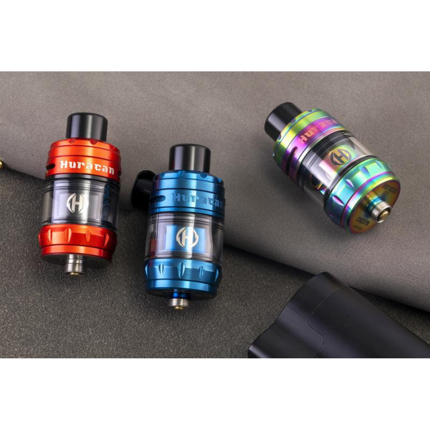 Trois Huracan Mini Aspire en Red, Blue et Rainbow