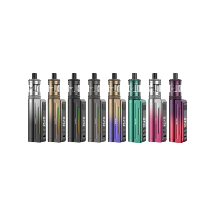Coloris de la Zelos X80 Aspire montée avec le clearomiseur Nautilus GT 2