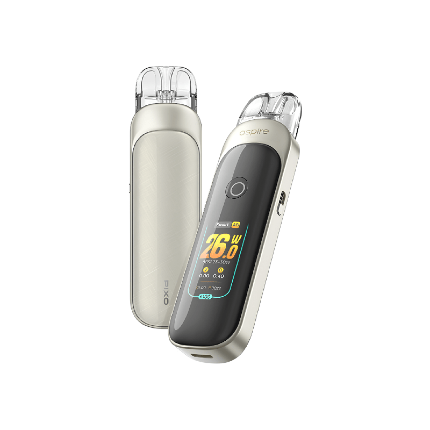 Pixo Aspire Beige vu de face et de dos