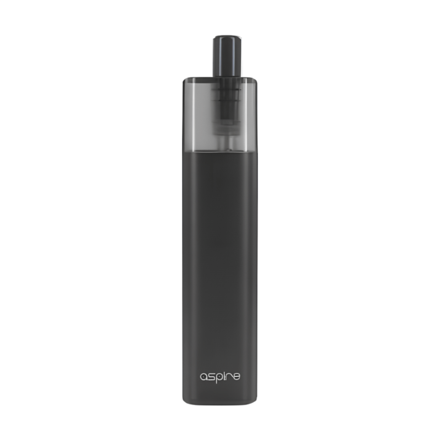 Kit Pod Vilter Aspire noir, vue de face avec son embout