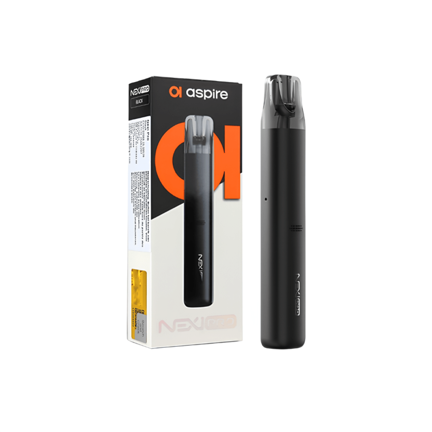 Nexi Pro Aspire Black posé à côté de sa boîte