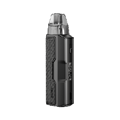 Kit Pod Pulz Pro Aspire coloris Black, vue de trois quarts avec écran