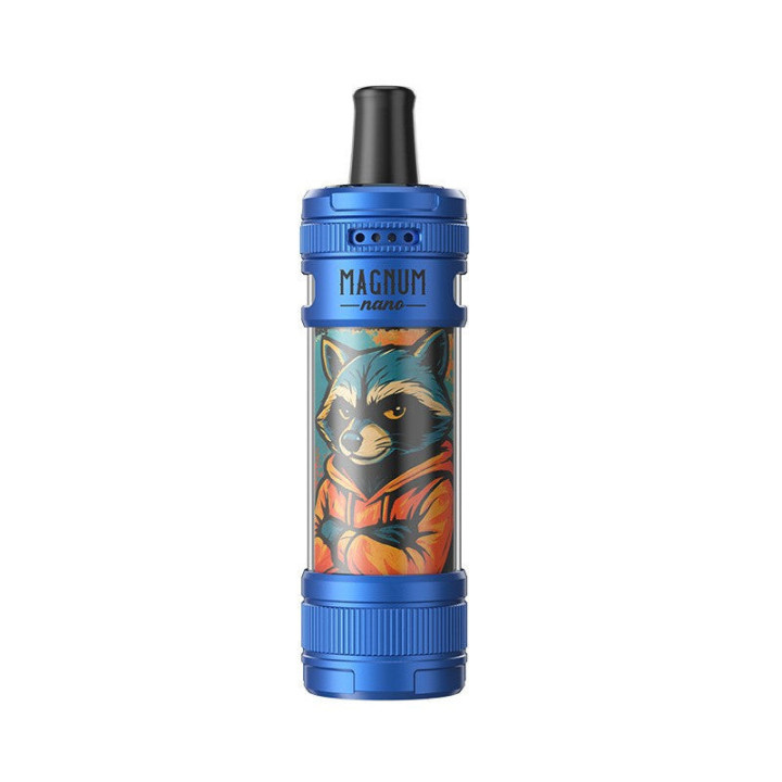 Kit Pod Magnum Nano Aspire coloris Blue & Street Racoon