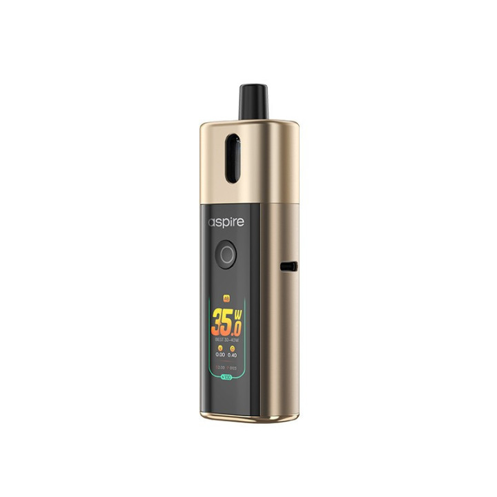 Kit Pod Fluffi Pro Aspire coloris Champagne Gold